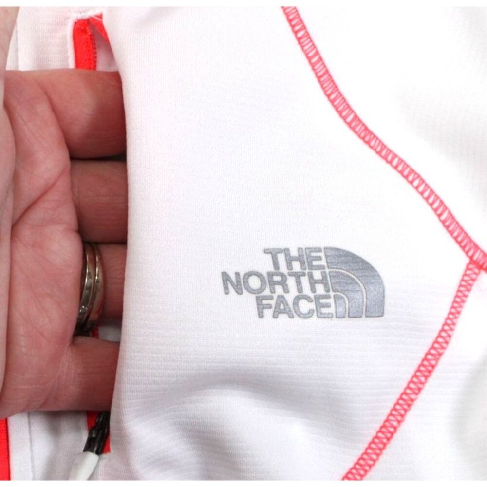 The North Face Womens Medium White & Pink Hooded Pullover Jacket - Picture 5 of 9